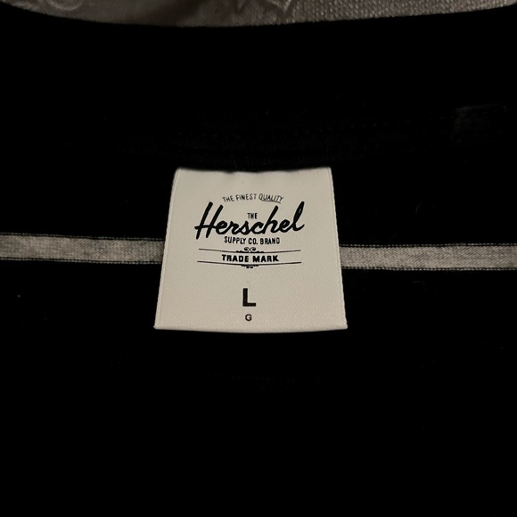 Herschel striped black & white shirt - Picture 3 of 3